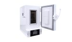 Compact ult benchtop undercounter freezer facing right door open