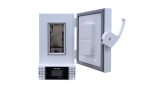 Compact ult benchtop undercounter freezer front view door open